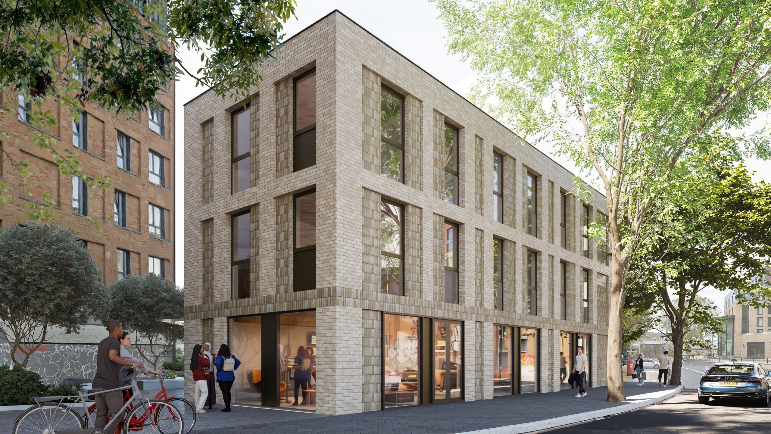 After Our New, Three Storey Young Person's Housing Proposal For Plot 4